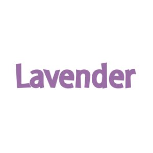 Lavender foam